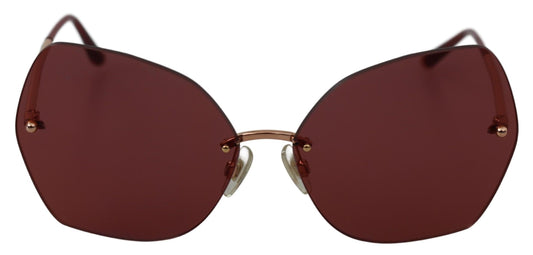 Schicke rote Sonnenbrille mit 100 % UV-Schutz