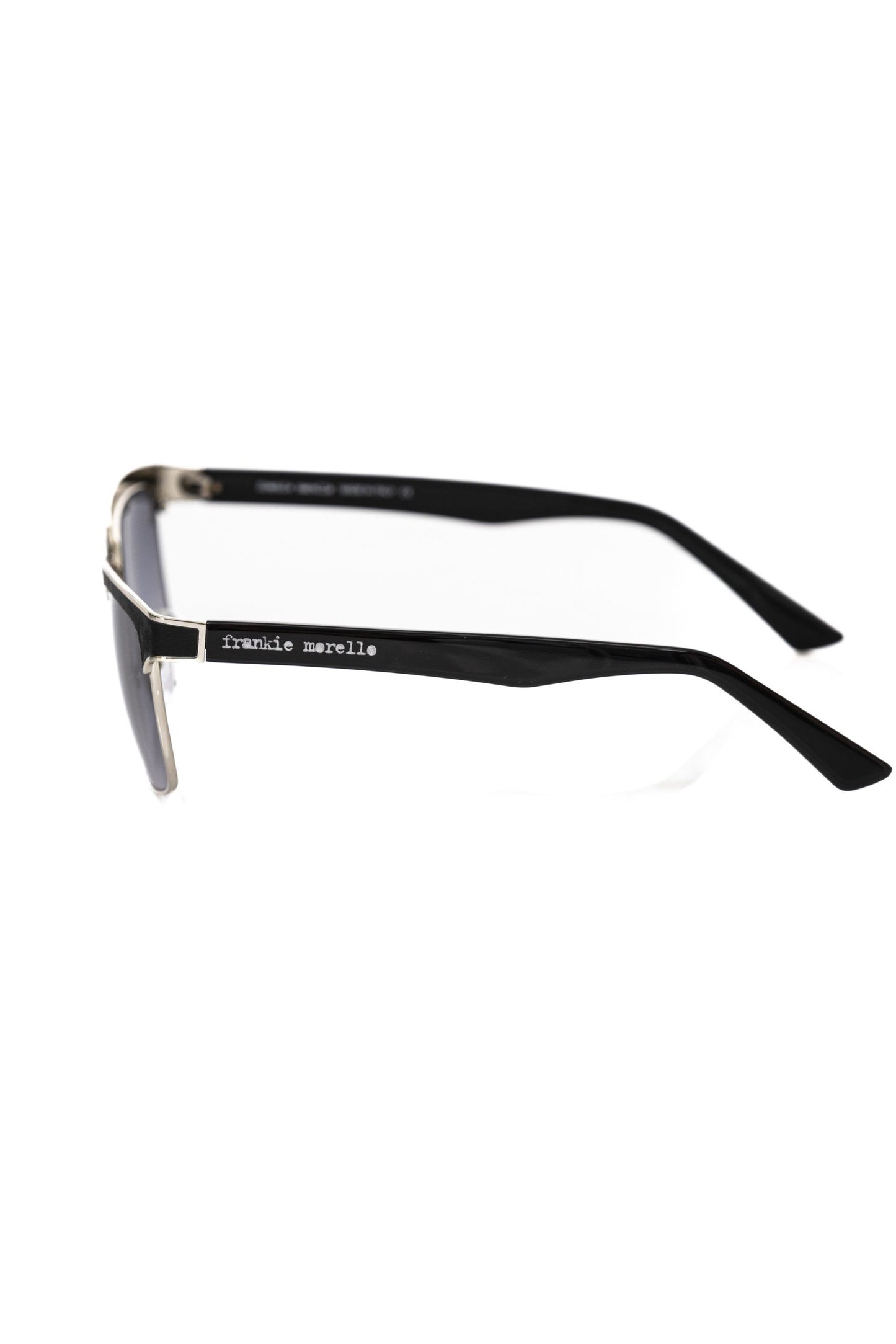 Black Metallic Fiber Men Sunglass