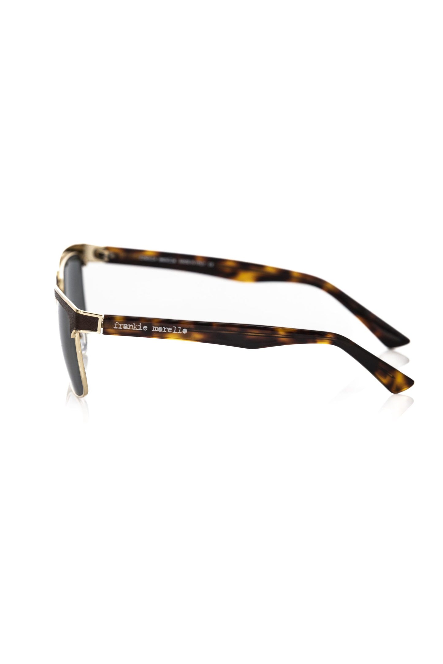 Braune Metallic-Sonnenbrille für Herren