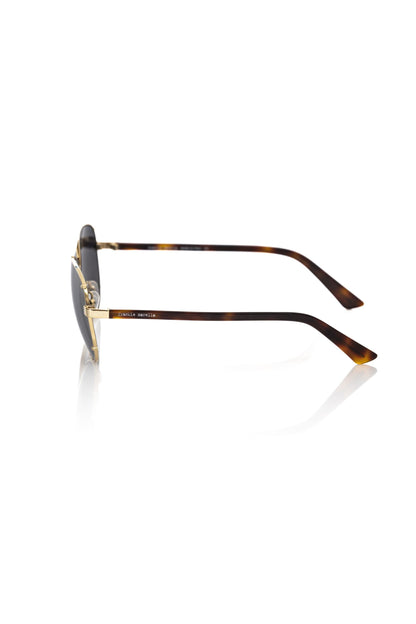 Gold Metallic Fiber Men's Sunglass