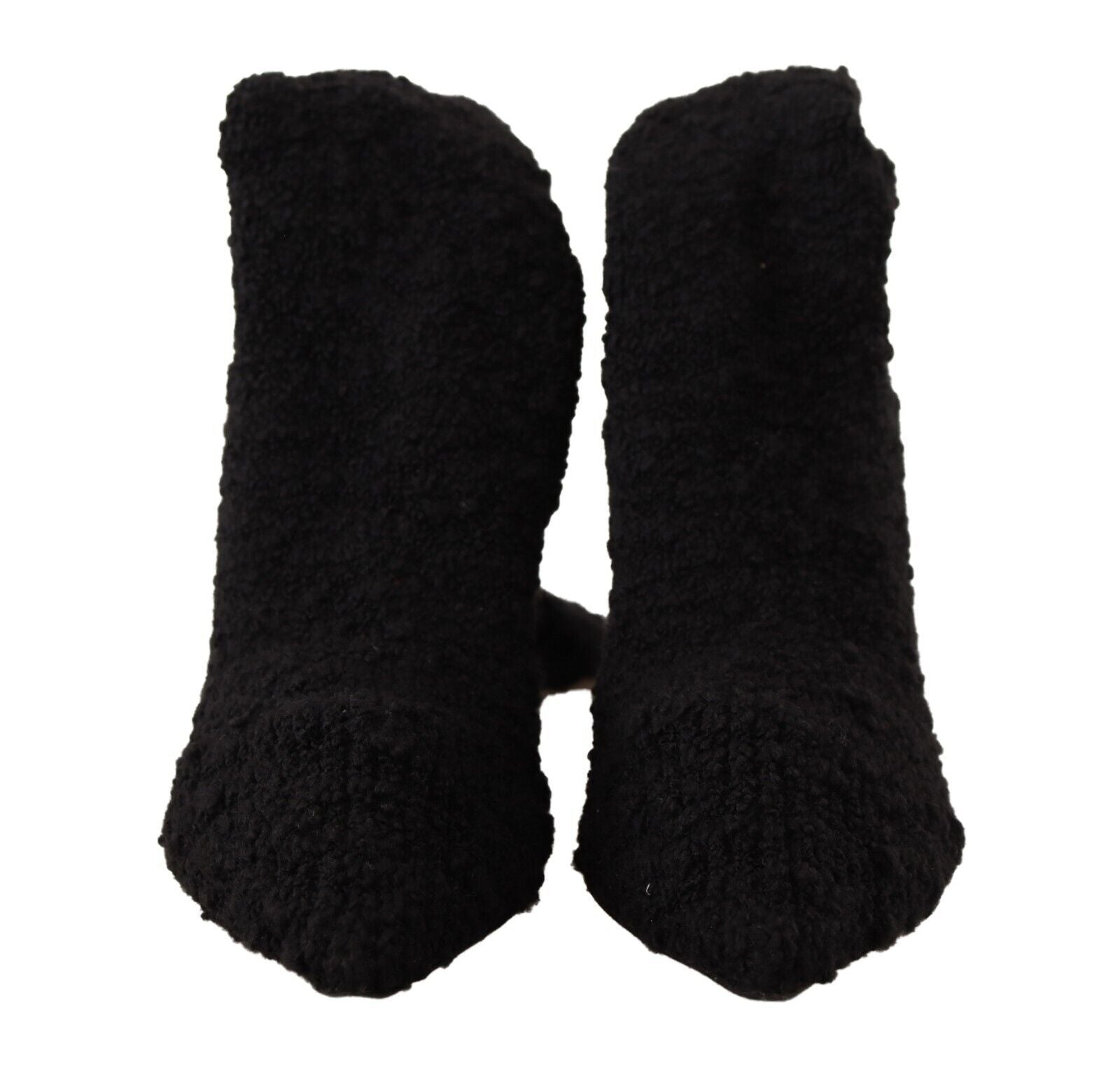 Schicke schwarze Stretch-Sock-Boots