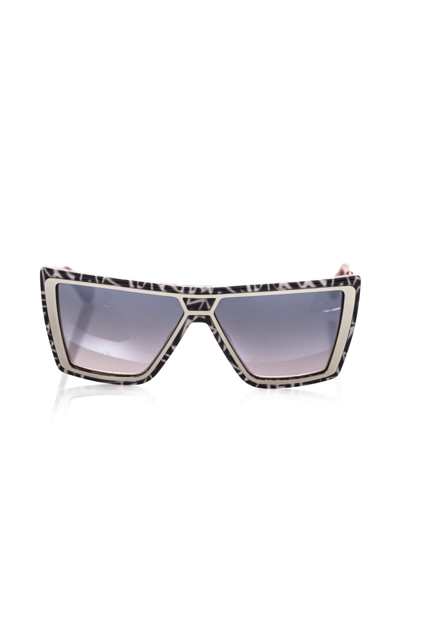 Schwarze Acetat-Sonnenbrille für Damen