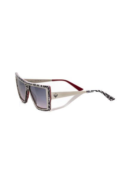 Schwarze Acetat-Sonnenbrille für Damen