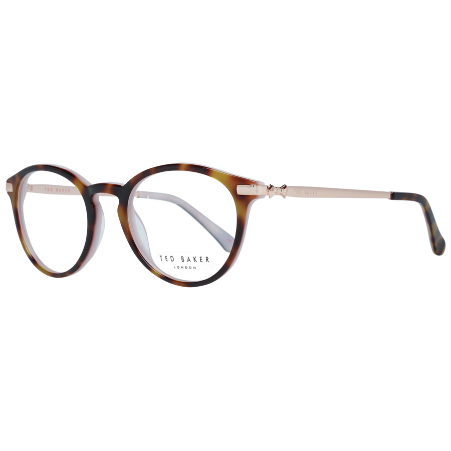 Chic Brown Round Full-Rim Fashion Frames