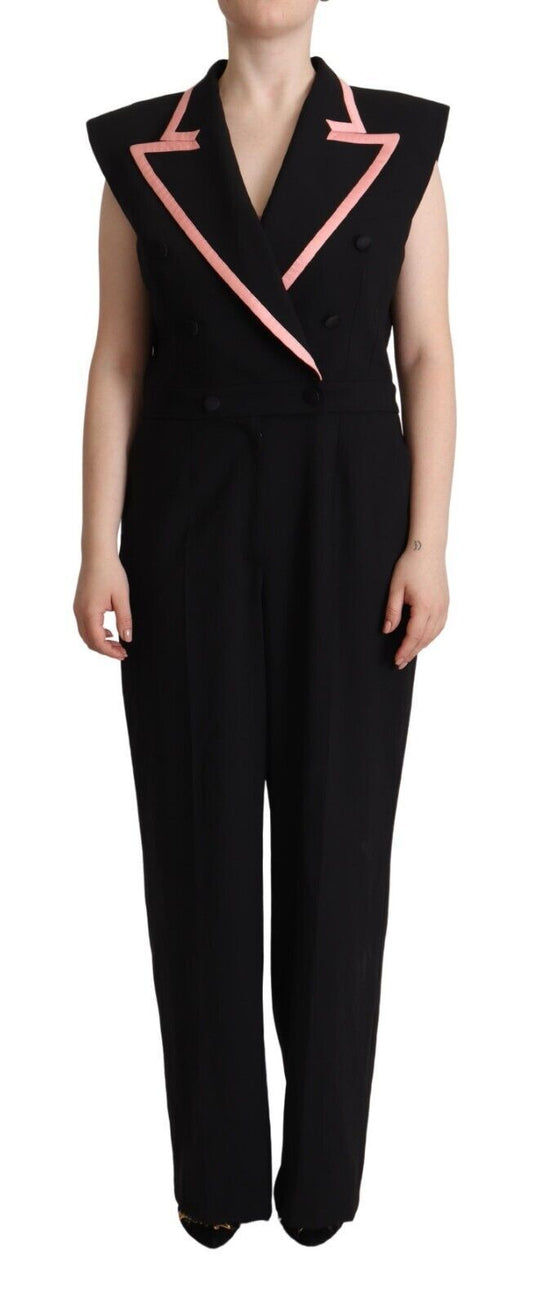 Eleganter ärmelloser Jumpsuit aus Wollmischung