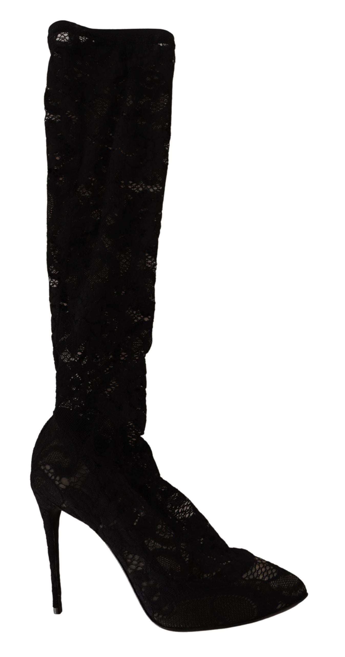 Edle Stretch-Sock-Boots in edlem Schwarz