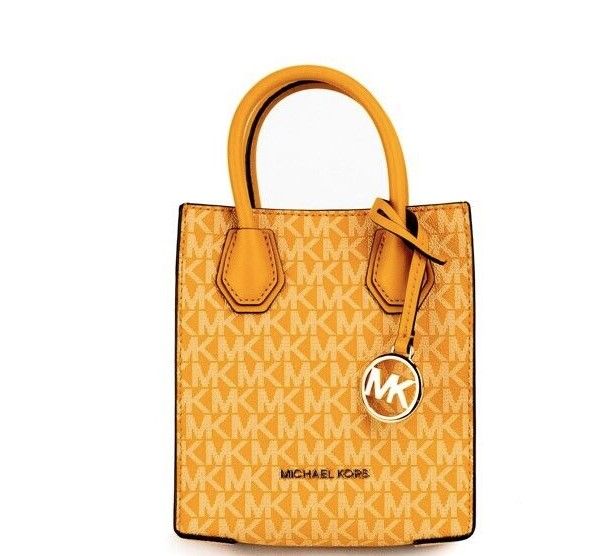 Mercer XS – Umhängetasche „North South Shopper“ aus PVC mit Wabenmuster in Gold