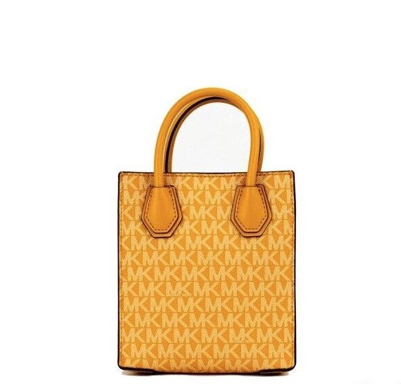 Mercer XS – Umhängetasche „North South Shopper“ aus PVC mit Wabenmuster in Gold