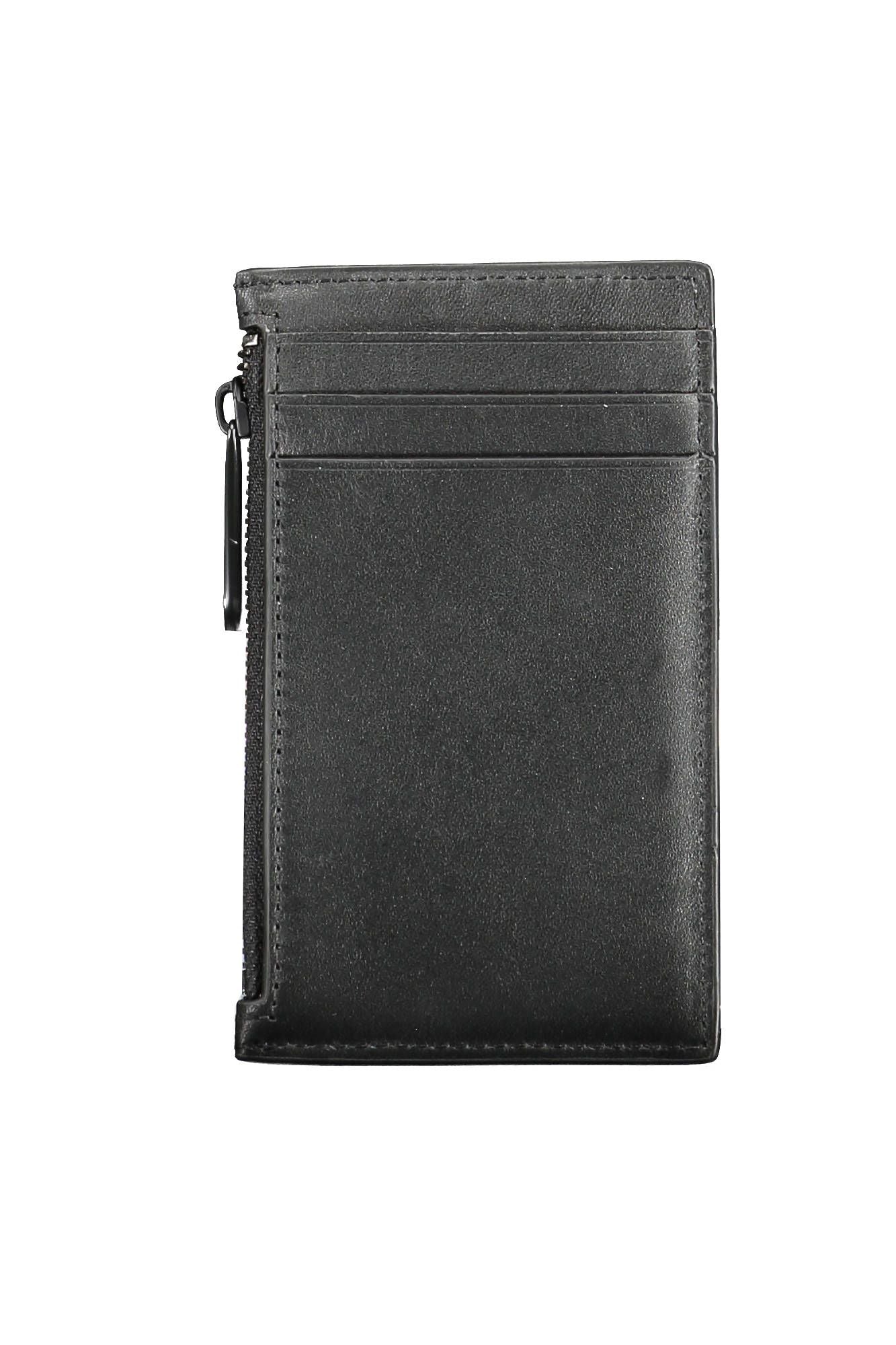 Black Leather Men Wallet