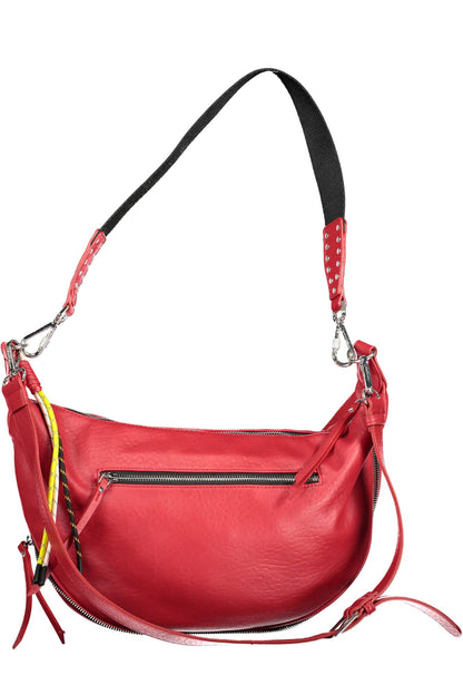 Rote Handtasche aus Polyethylen