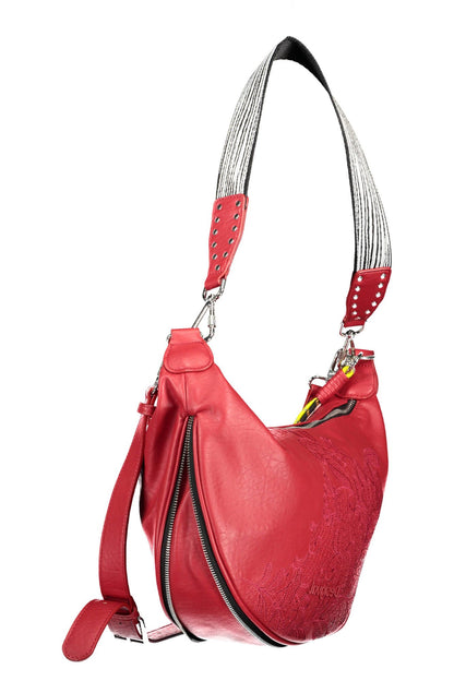 Rote Handtasche aus Polyethylen