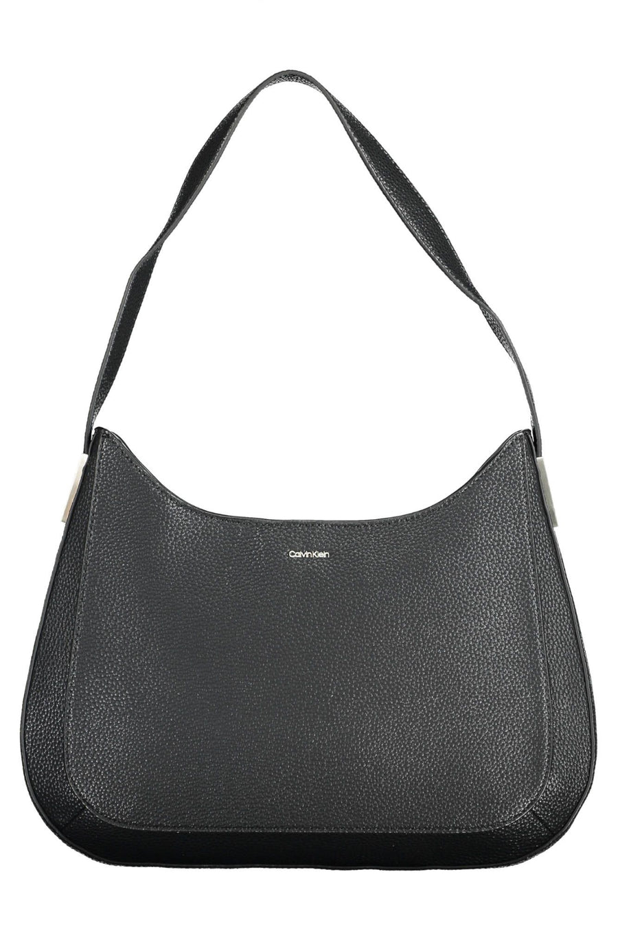 Black Polyester Women Handbag