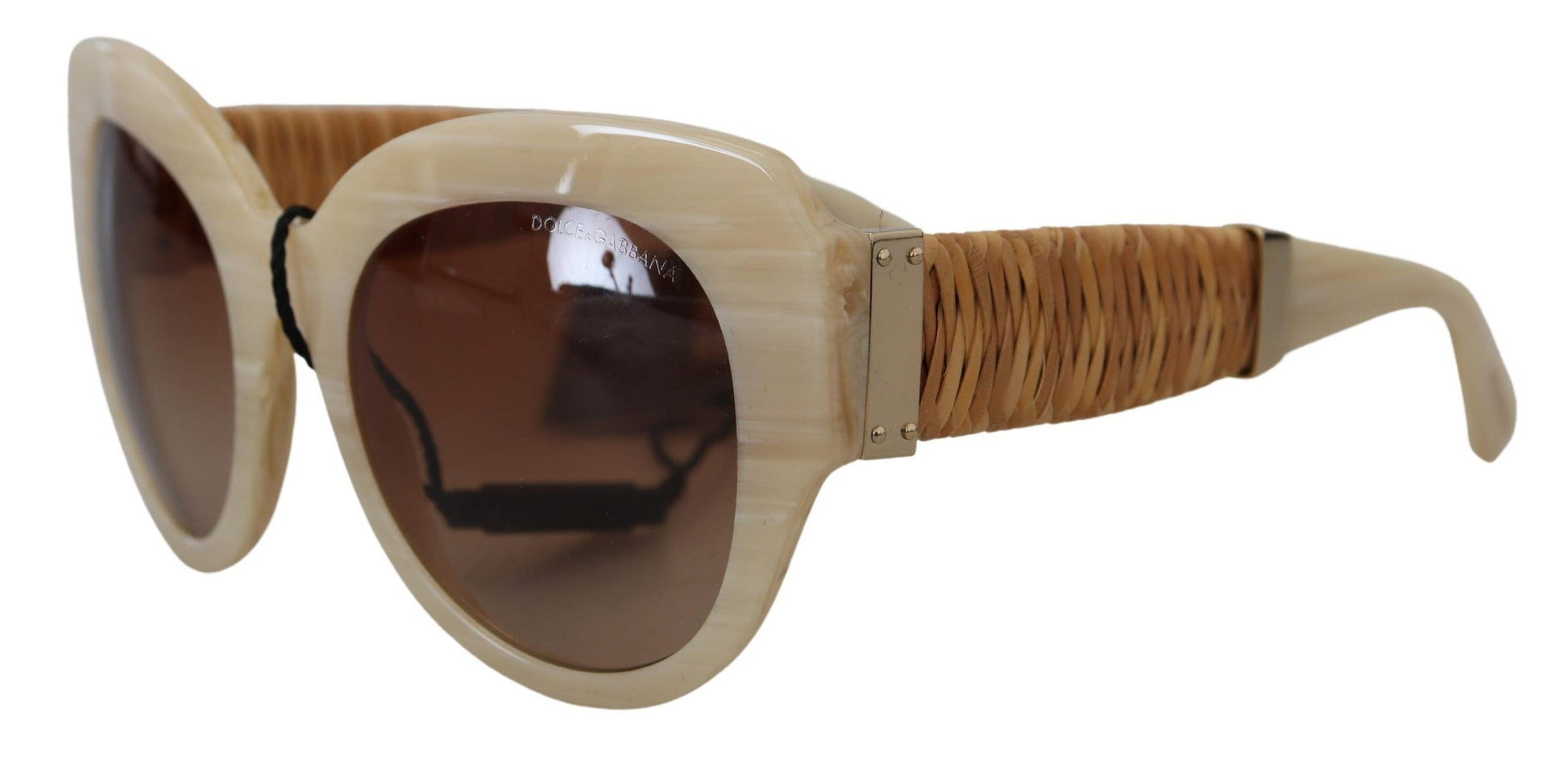 Schicke Sonnenbrille aus Acetat in Beige für Damen