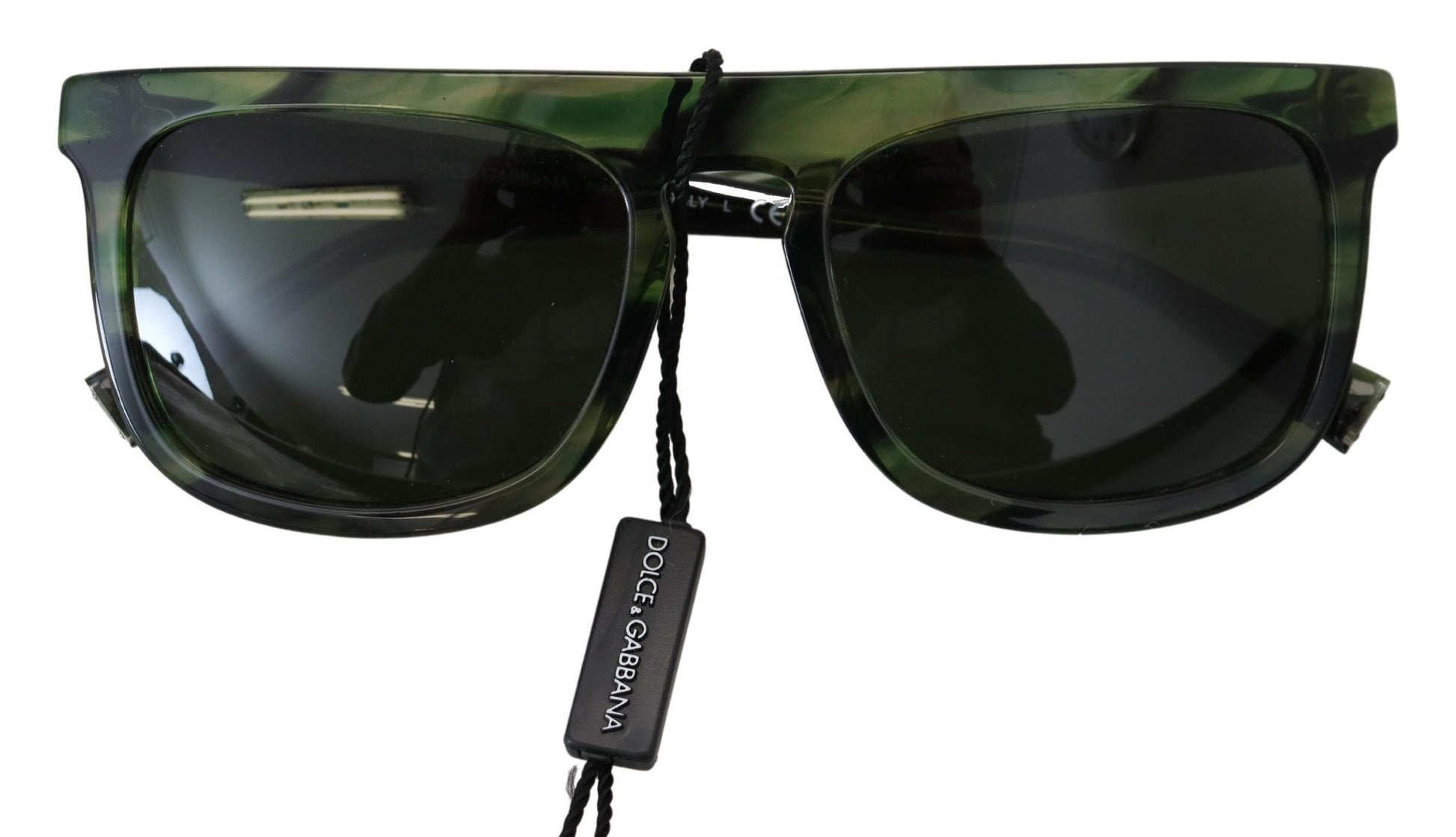 Schicke grüne Acetat-Sonnenbrille für Damen