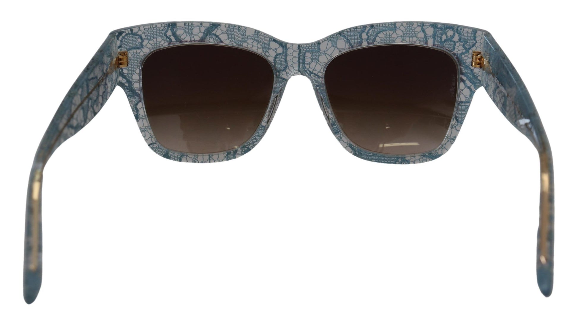 Elegant Lace Detail Blue Sunglasses