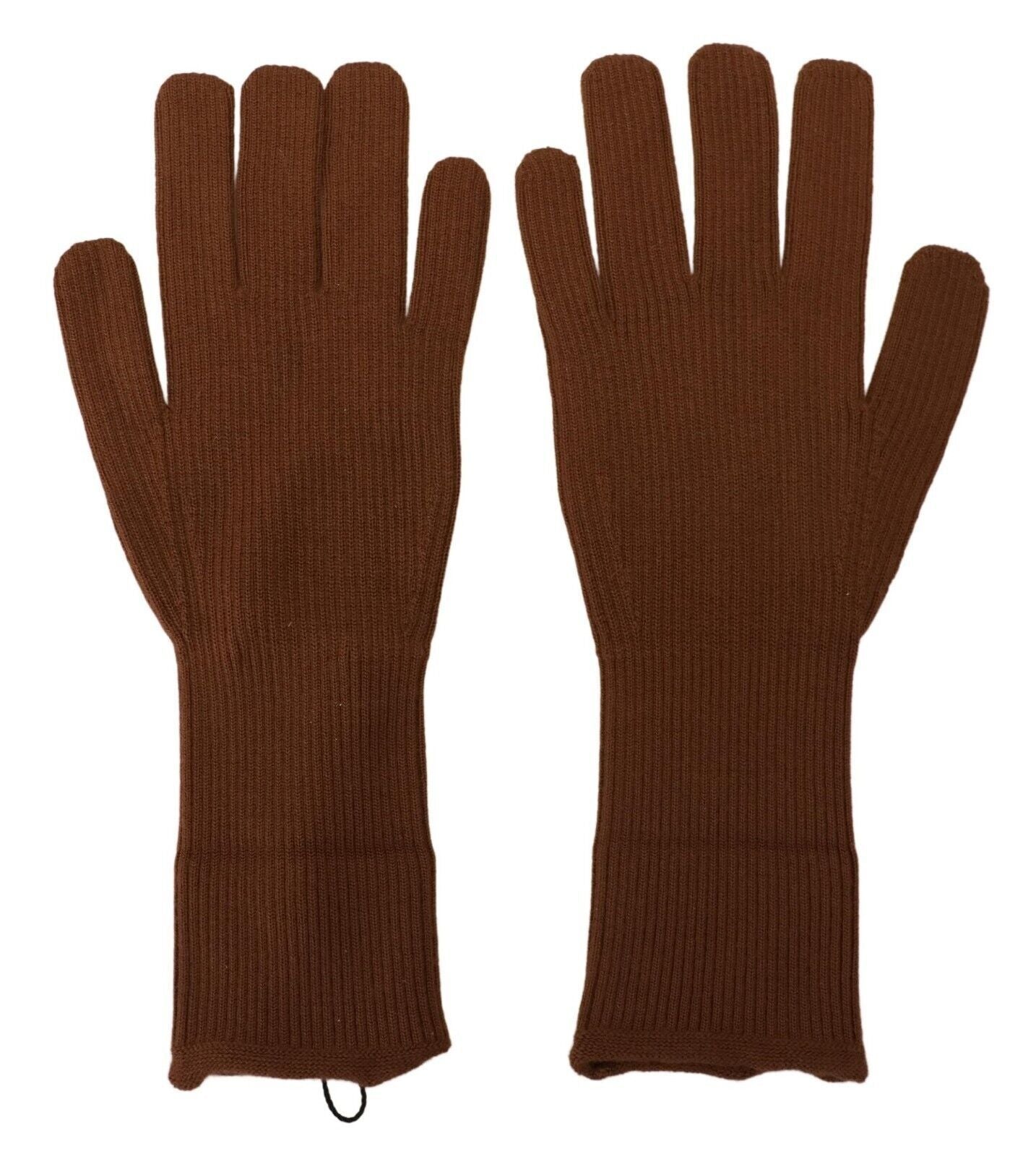 Elegante braune Kaschmir-Winterhandschuhe