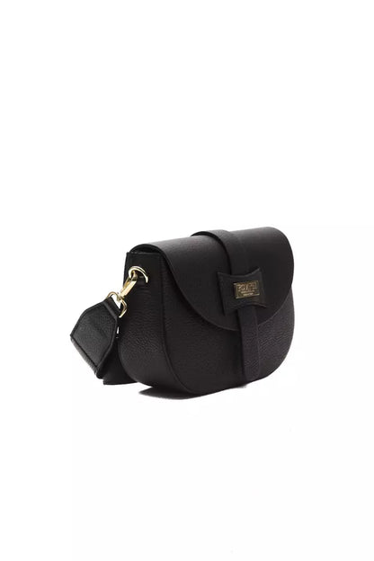 Black Leather Women Crossbody Bag