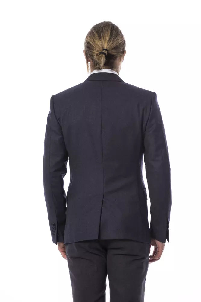 Blauer Blazer aus Wolle für Herren