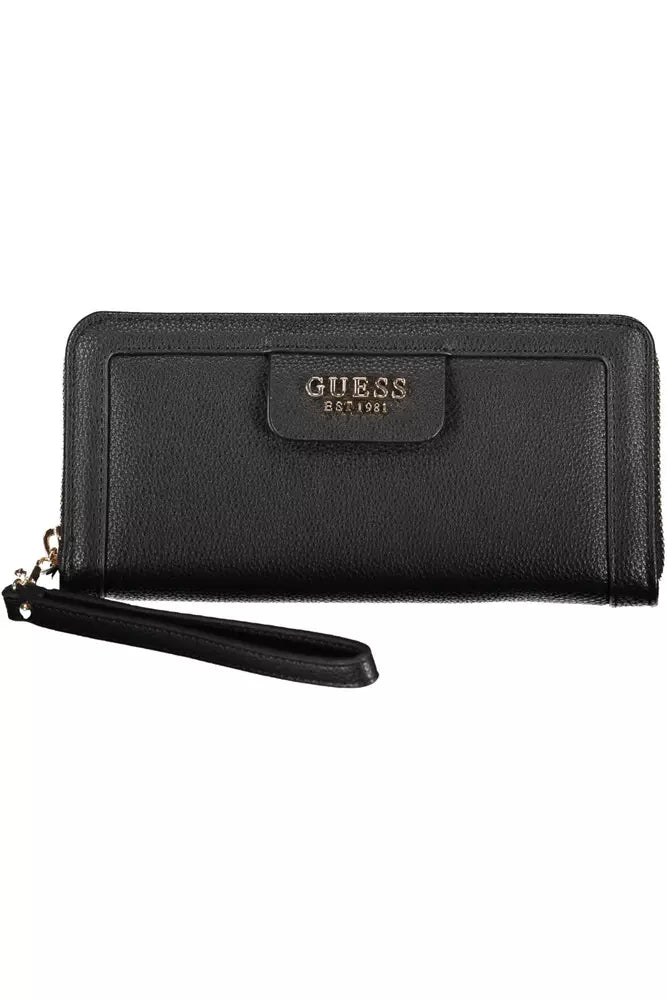 Black Polyethylene Women Wallet