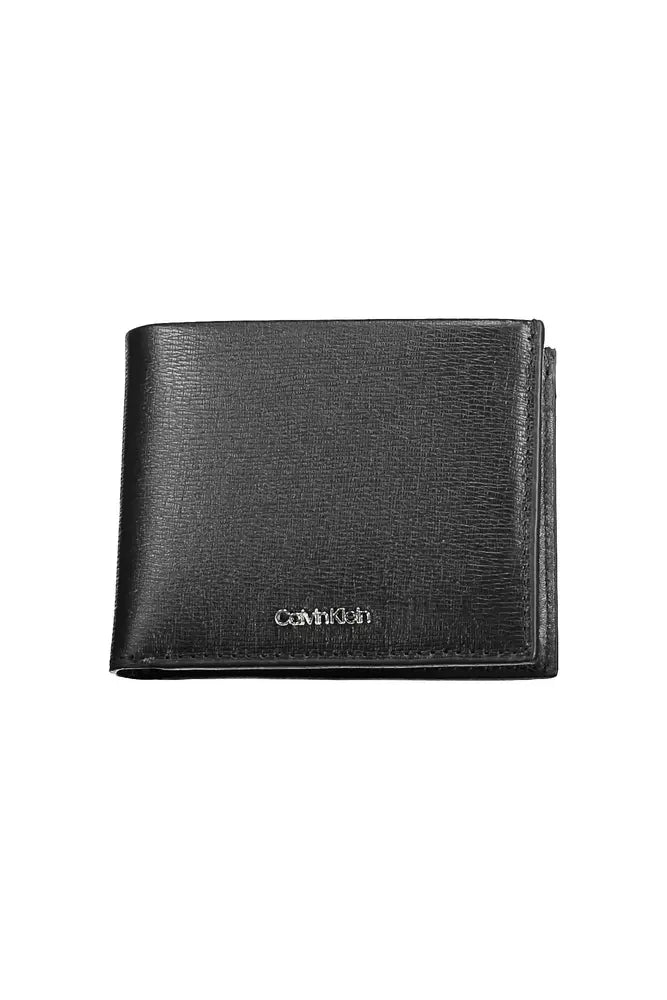 Black Polyester Men Wallet