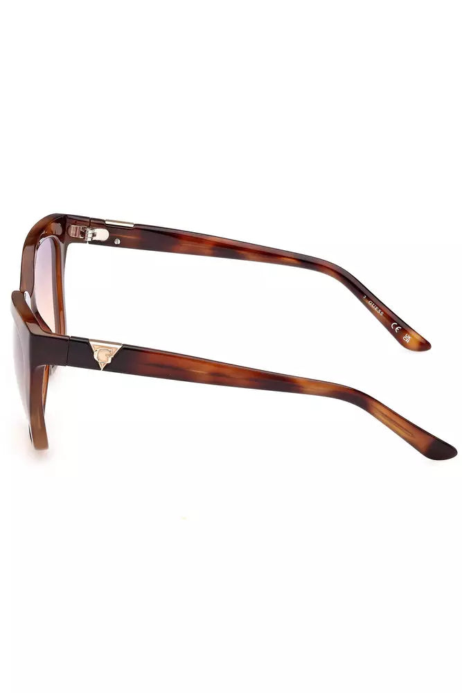 Brown Injected Women Sunglass