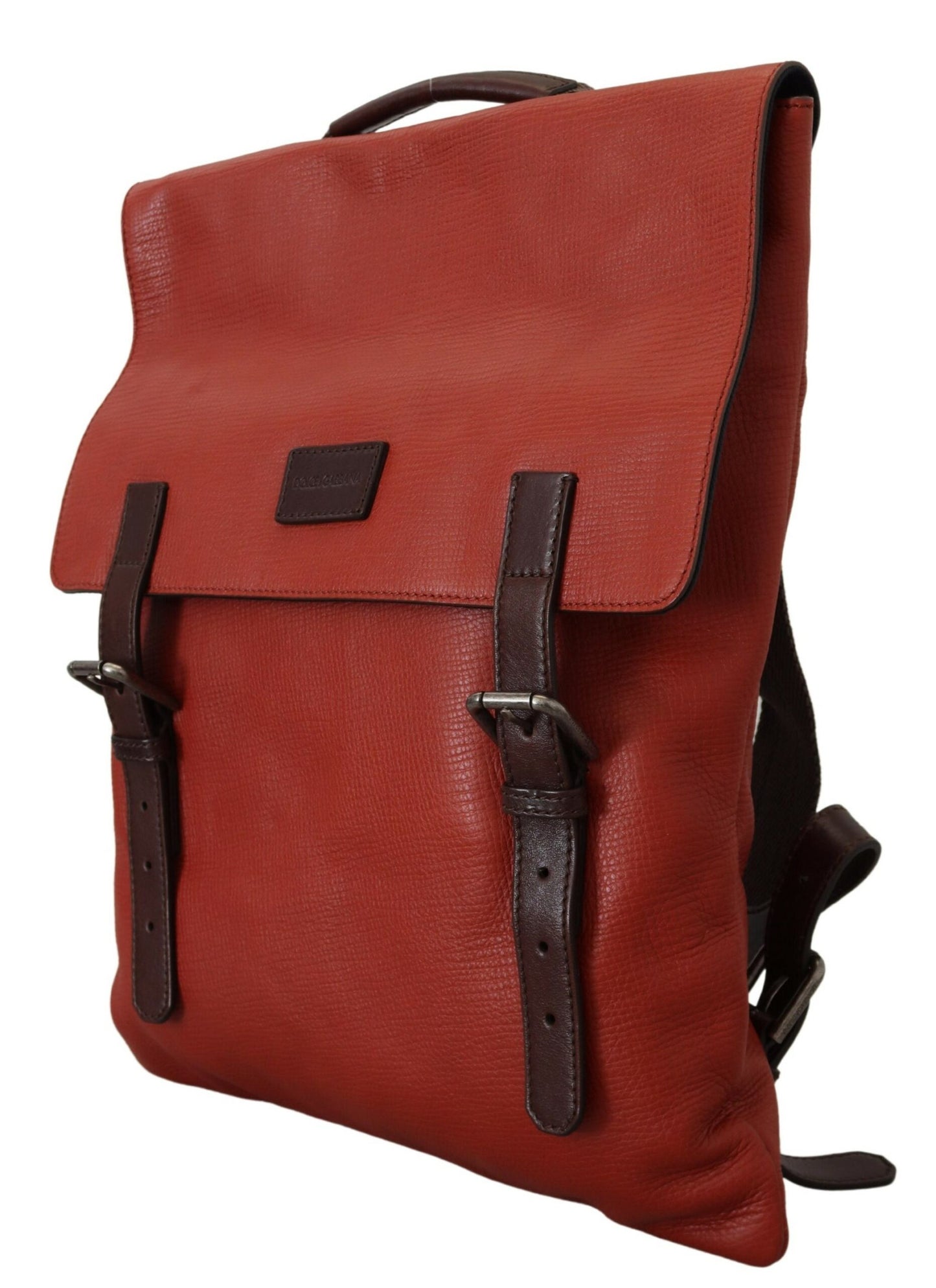 Edler Kalbsleder Rucksack in Orange