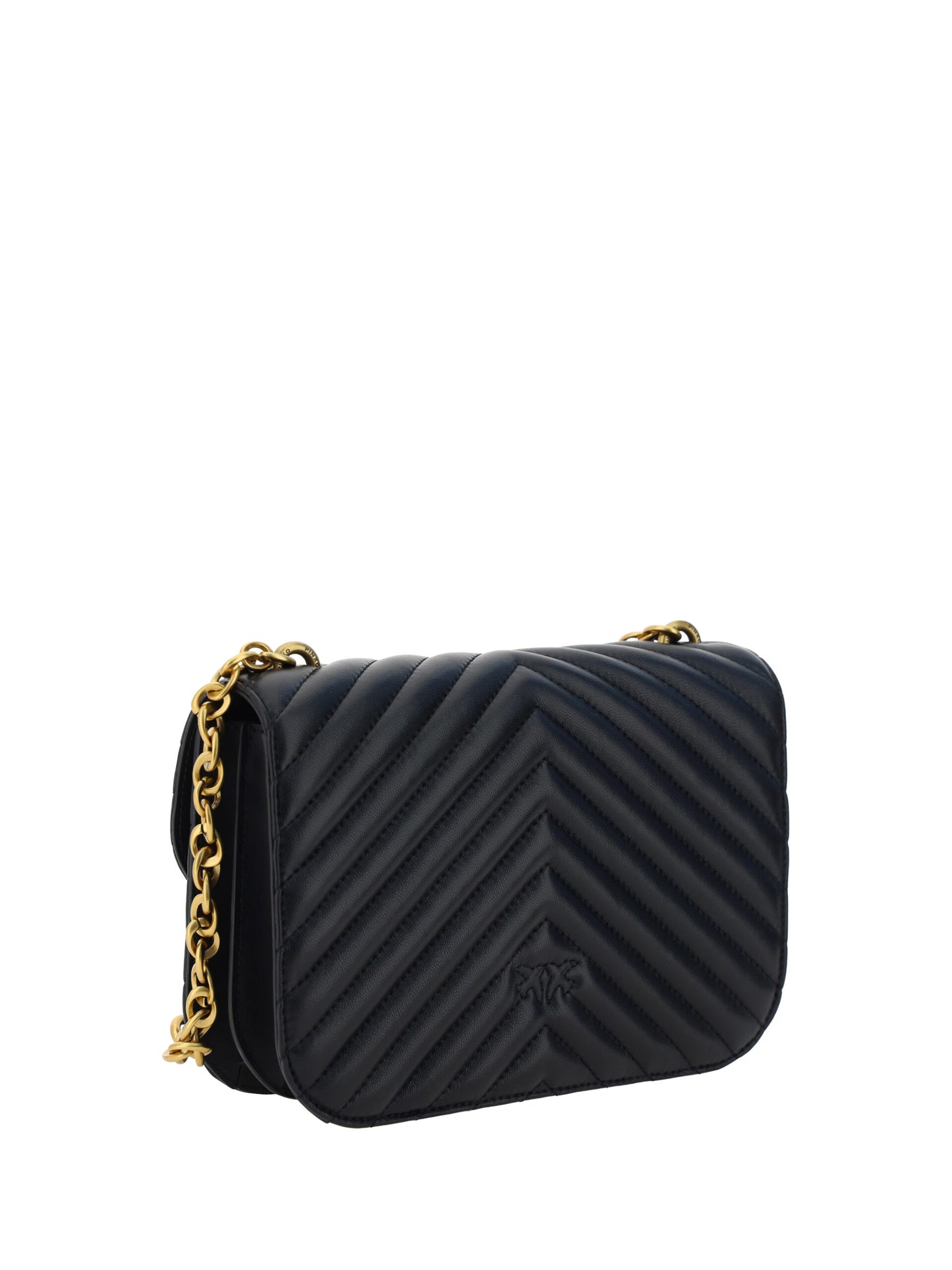 Elegant Black Quilted Leather Shoulder Bag