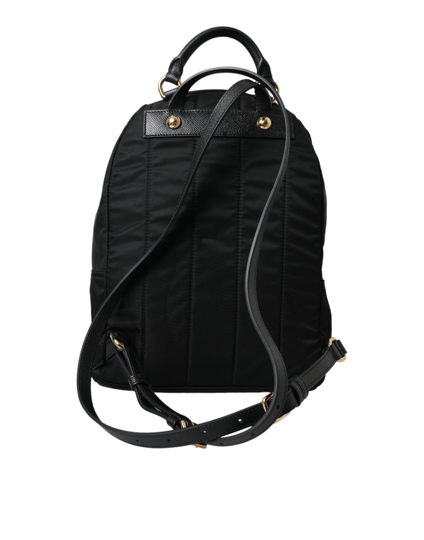 Eleganter Rucksack mit schwarzen und goldenen Details