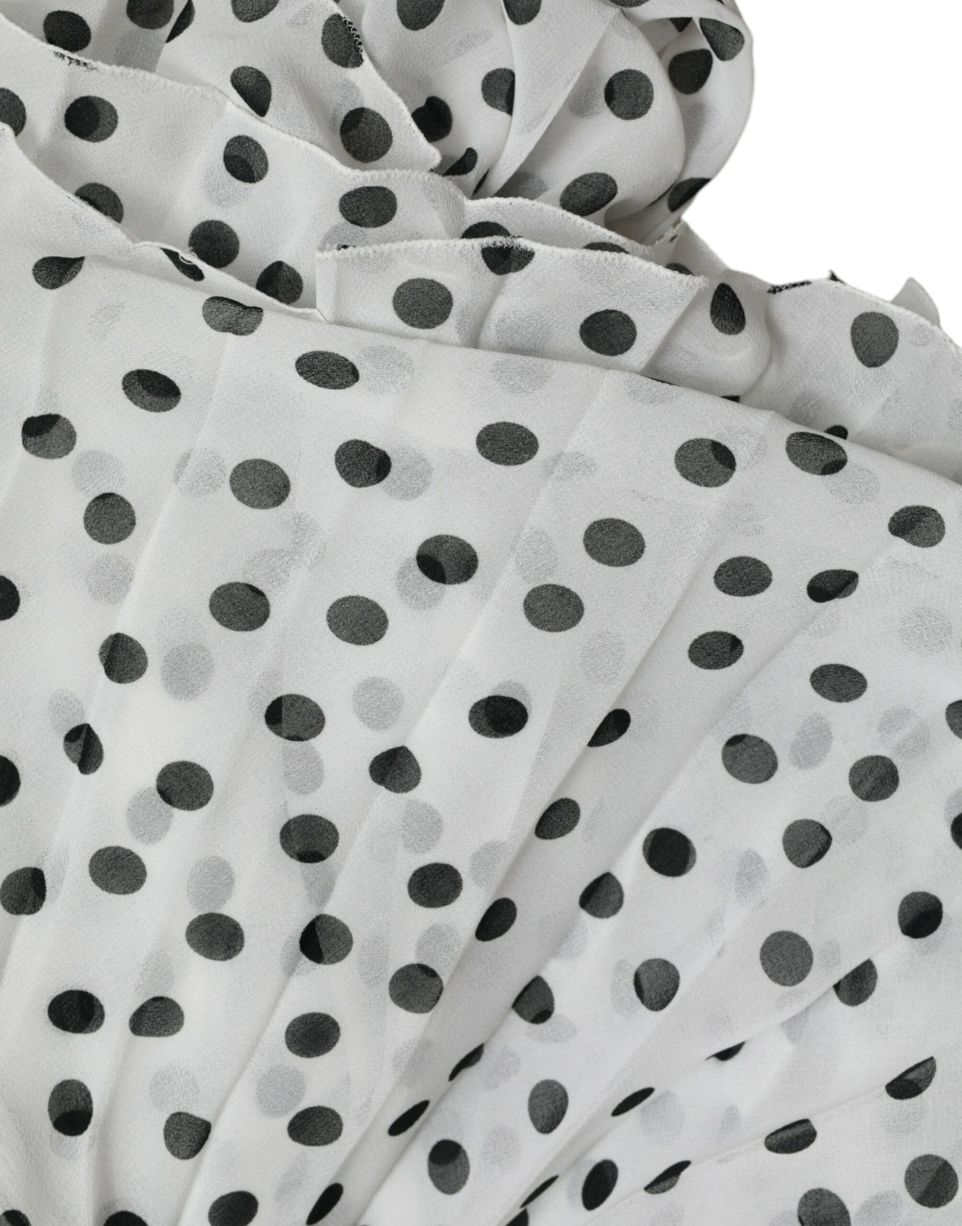 Elegantes Maxikleid mit Polka Dots