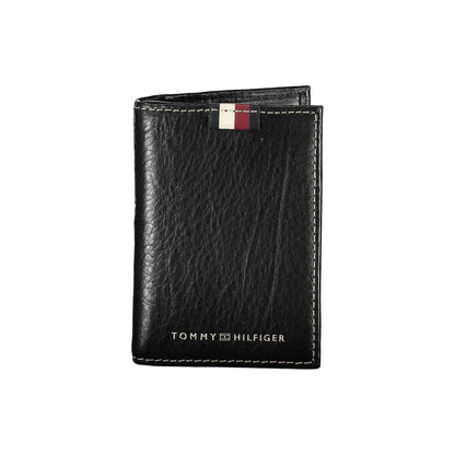 Black Leather Men Cardholder