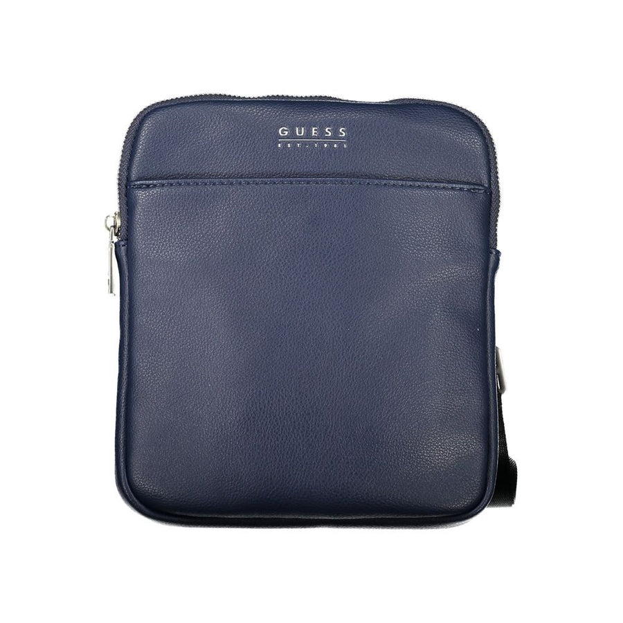 Sleek Blue Shoulder Bag with Ample Storage