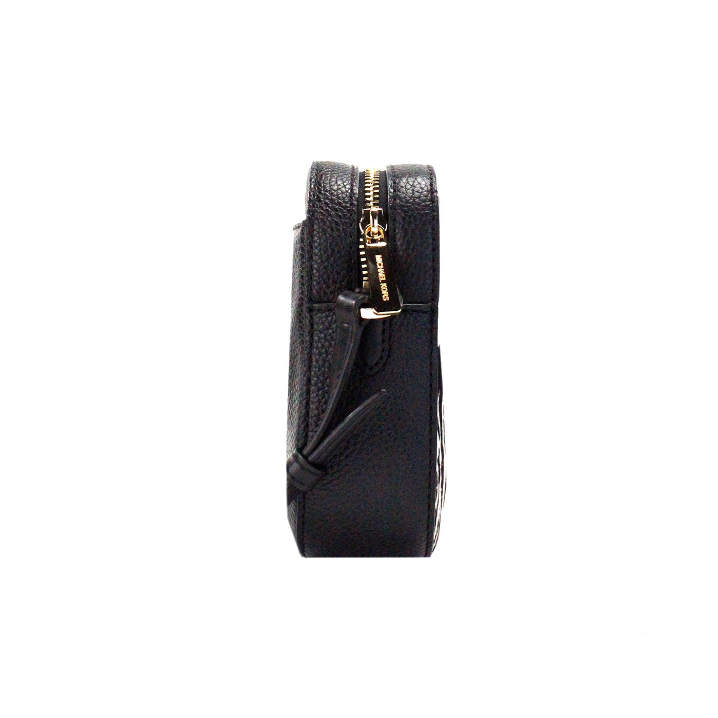 Jet Set Large East West Black Haircalf Zip Chain Crossbody Bag