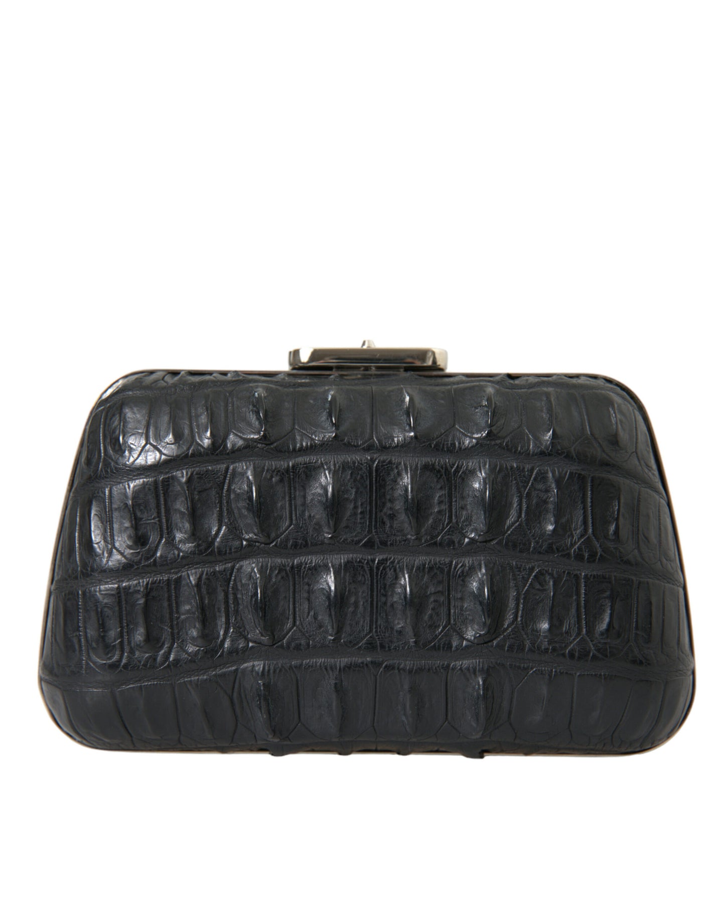 Elegant Crocodile Leather Evening Clutch