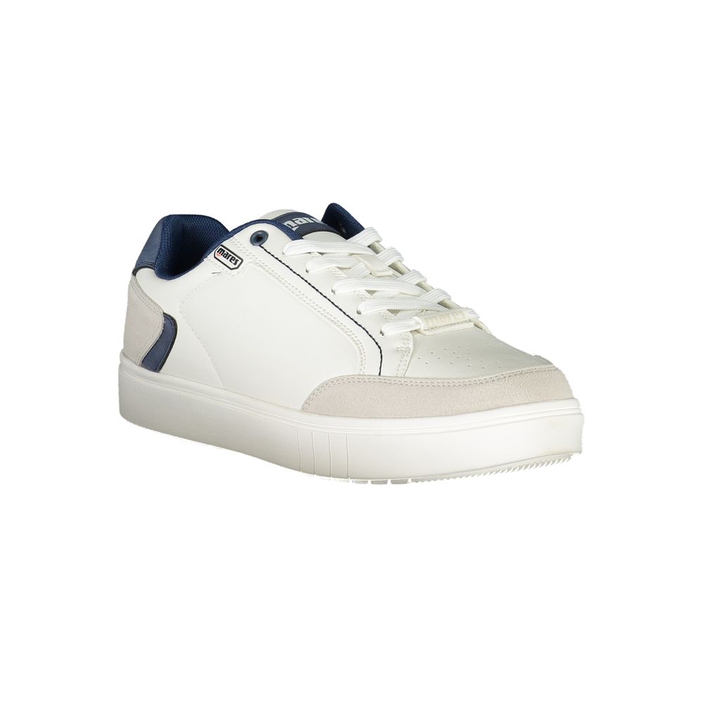 White Polyester Sneaker