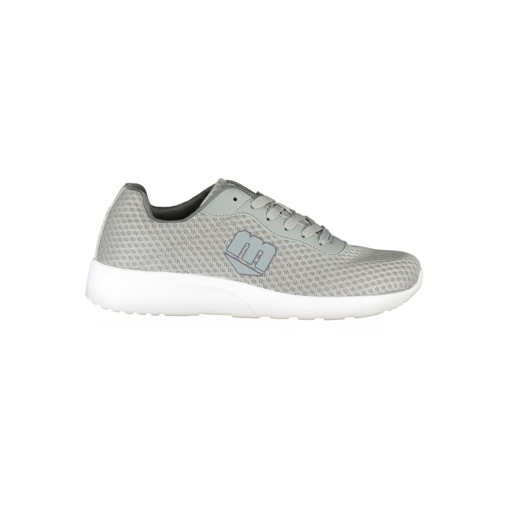 Grauer Polyester-Sneaker