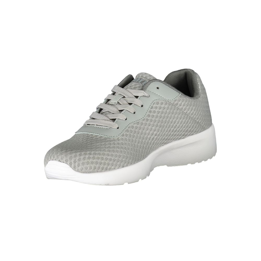 Grauer Polyester-Sneaker