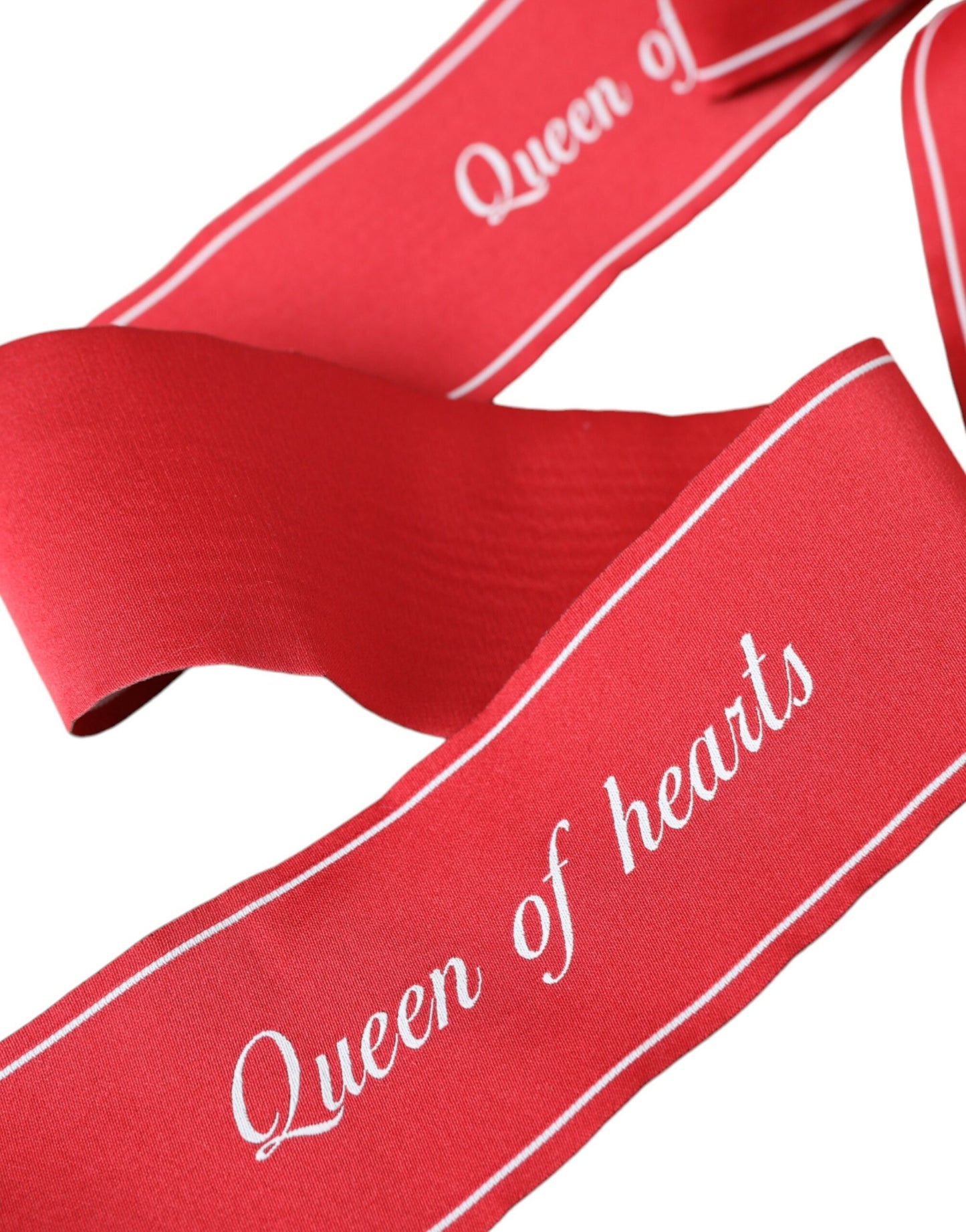 Roter Polyester QUEEN OF HEARTS Gürtel