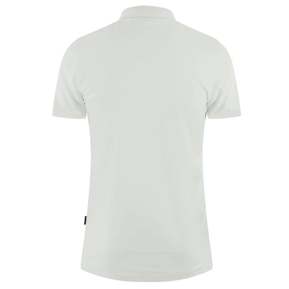 Elegantes weißes Poloshirt aus Baumwolle