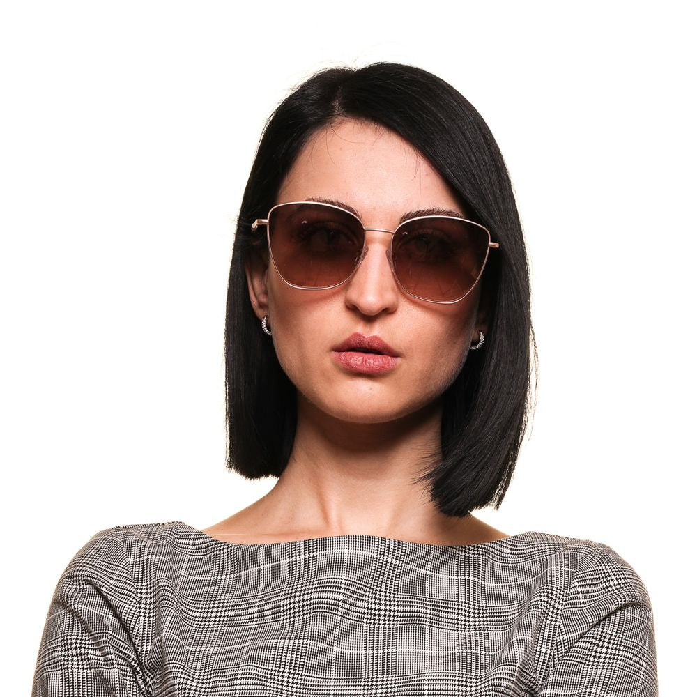 Sonnenbrille für Damen in Roségold