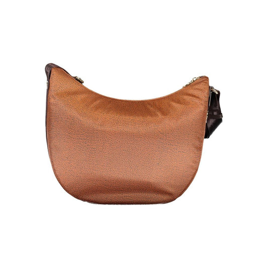 Braune Handtasche aus Polyester