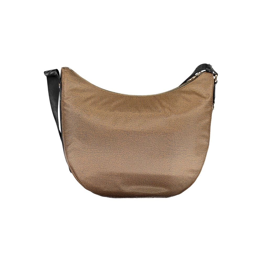 Braune Handtasche aus Polyester