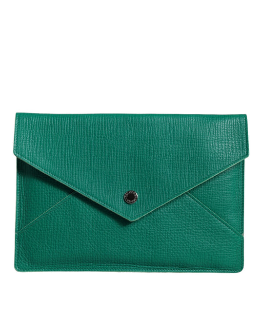 Grüne Lederhandtasche Clutch Mini Geldbörse Beutel Tablettasche