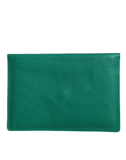 Grüne Lederhandtasche Clutch Mini Geldbörse Beutel Tablettasche