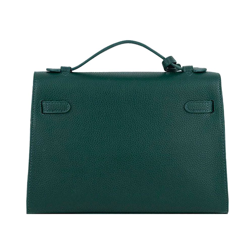 Green Artificial Leather Women Crossbody Bag