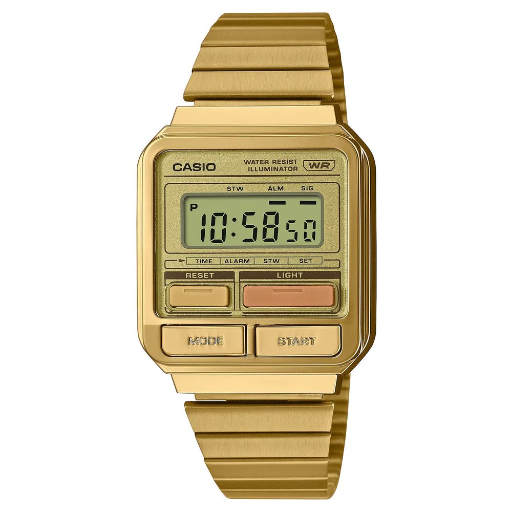 Gold Steel Watch