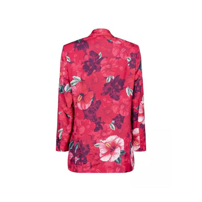 Fuchsia Viscose Suits & Blazer