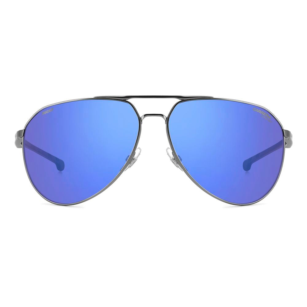 Graue Sonnenbrille aus Metall