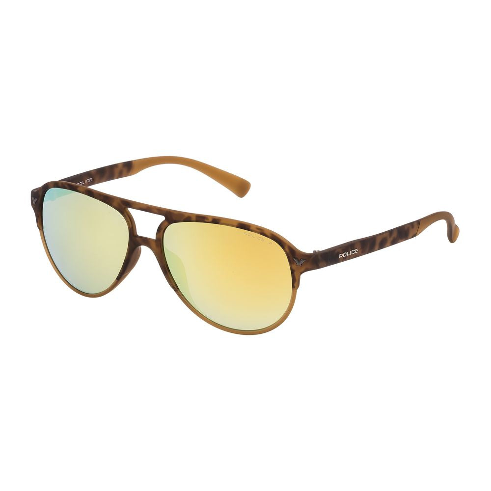 Brown Injected Sunglasses