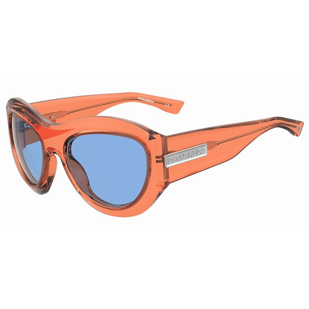 Orange Plastic Sunglasses