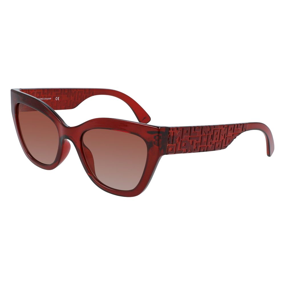 Rote Sonnenbrille mit Spritzguss-Optik